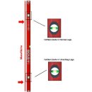 BIG-RED180  Alu-Wasserwaage mit 890gr./lfm (+/-10%),...