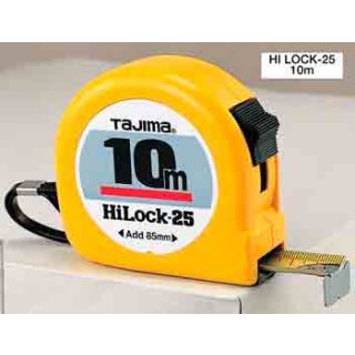 10m, 25mm wide Tajima steel tape measure