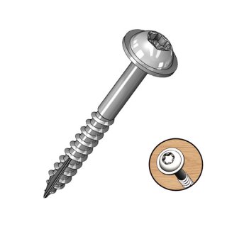 "Bulk 1.5"" PocketScrew (coarse) 1000 pcs"