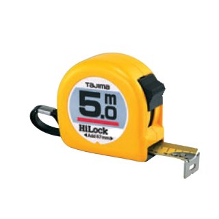 5m Stahl-Bandmaß,Tajima, 19mm Bandbreite, Gelb