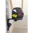 Linienlaser Hedü L1 Selbstnivellierbereich 3°, 1 H + 1 V Laserlinie Arbeitsbeich 10m, 1/4" Gewinde 2 Jahr Garantie