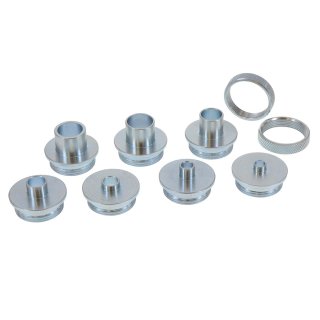 9 tlg Metall-Führungshülsen-Set,Turnlock-System für die Oberfräse