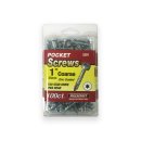 1" coarse PocketScrews 100 ct.