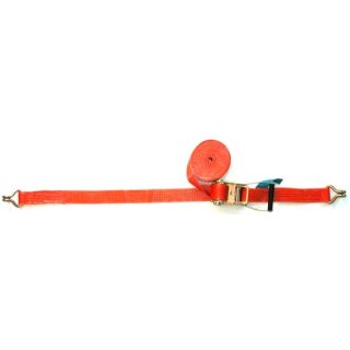 Zurrgurt 50 mm 8m mit Ratsche, 2tlg, Spitzhacken LC 2000 daN, 50mm Breit