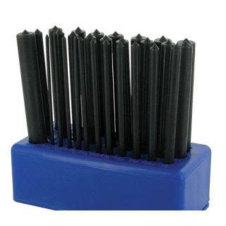 Zentrier - Körner - Satz 28 tlg.,2 - 13mm, Gl. 123 mm