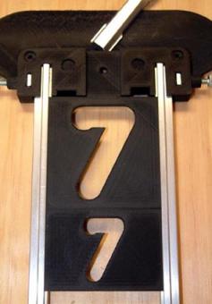 2 1/2 " ; 70mm Vertikal-Nummern-Set 